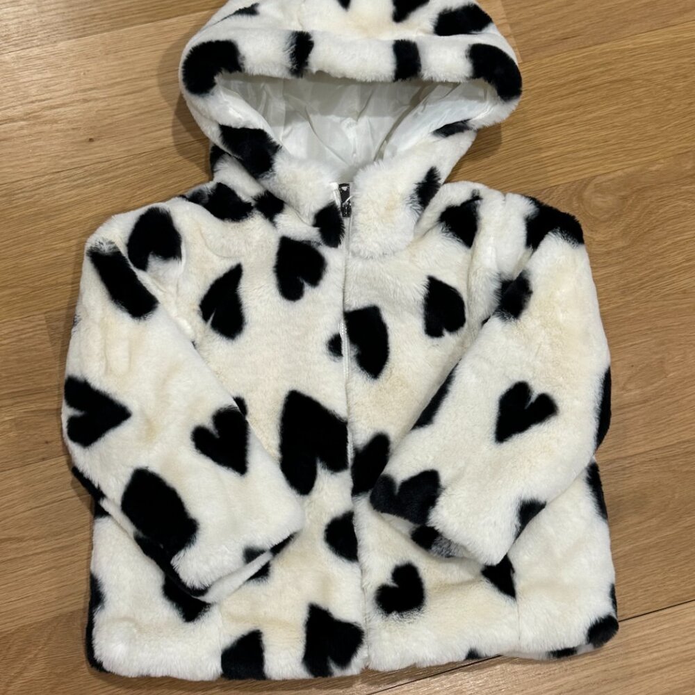 Mayoral Fur Hooded Coat